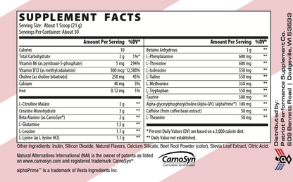 Patriot Performance - Peak Performance Drink